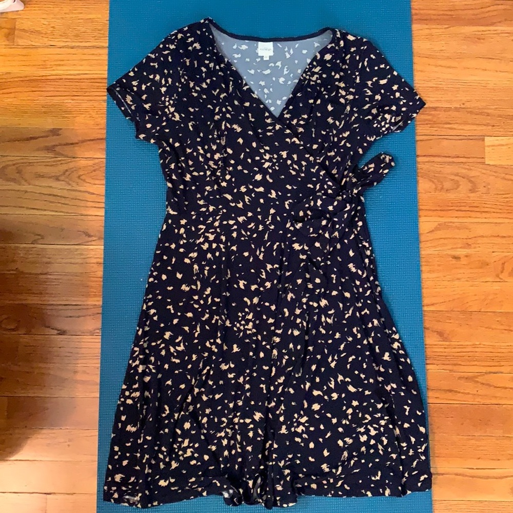 NWOT Knit Wrap Dress